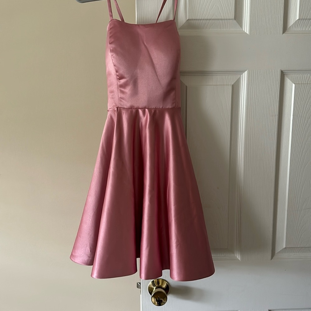 Dusty rose color dress